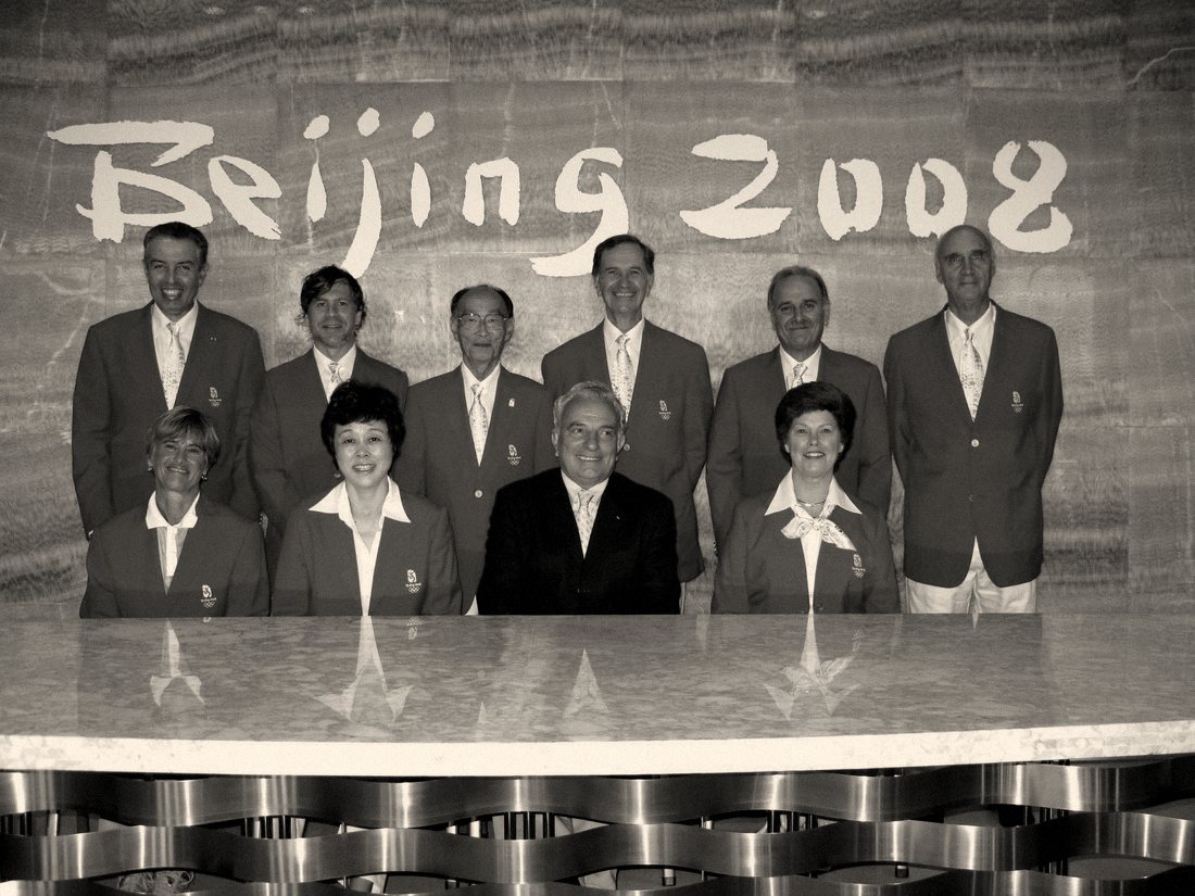 Chris Kypriotis with ITF Olympic Committee