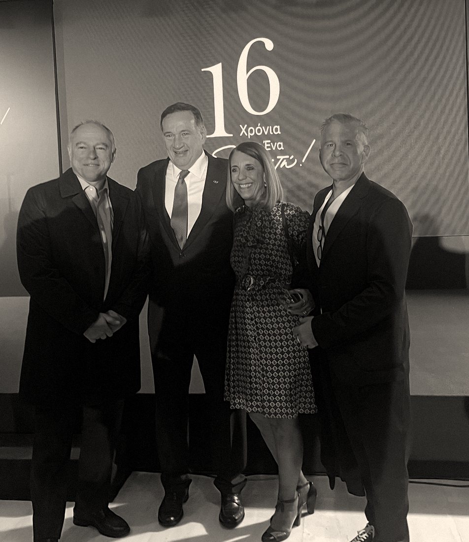 Chris Kypriotis with Spyros Capralos and Thodoris Glavas