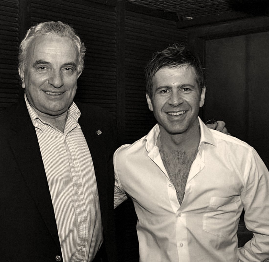Chris Kypriotis with Francesco Ricci Bitti