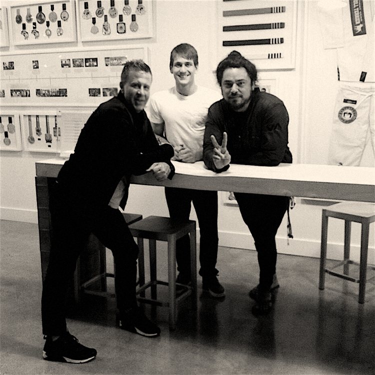 Chris Kypriotis with RVCA co-founder Pat Tenore