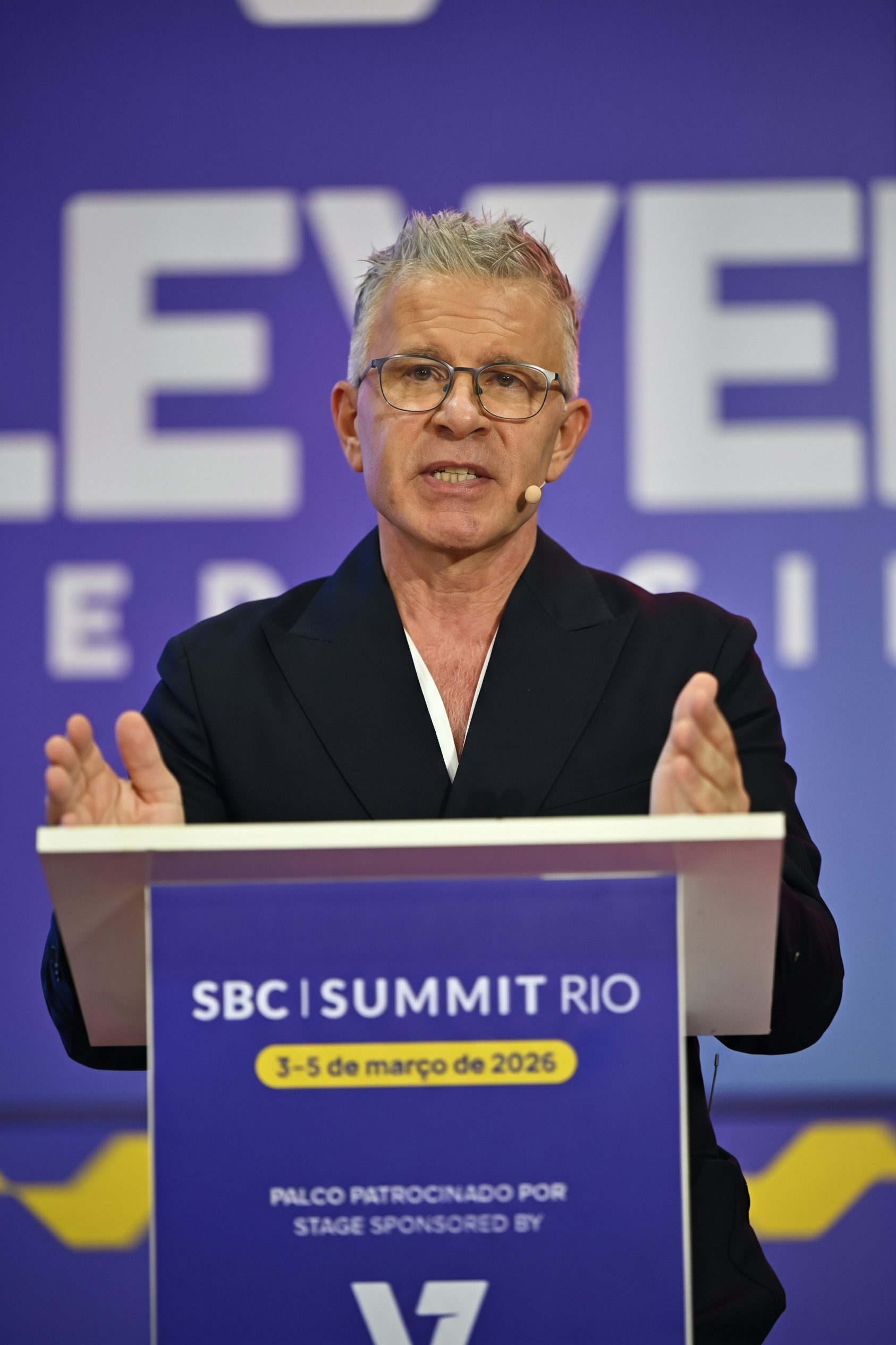 Chris Kypriotis speaking at SBC Summit Rio 2026
